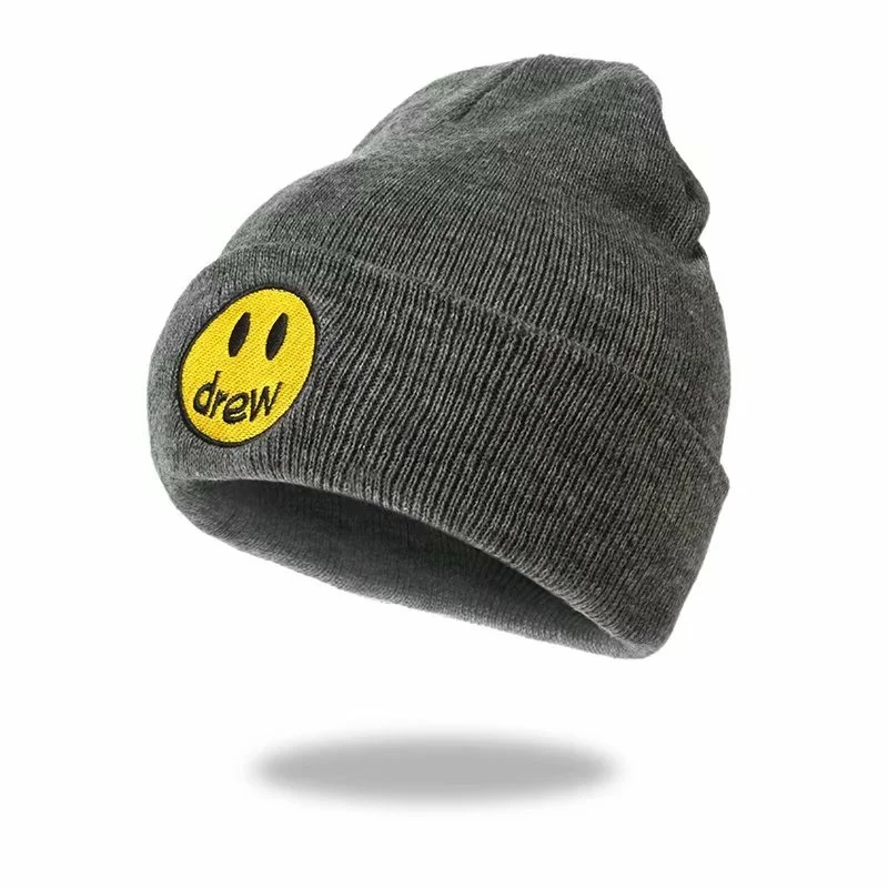 Cool Punisher Skull Embroidery Knitted Wool Hat Popular on The Outdoor Street