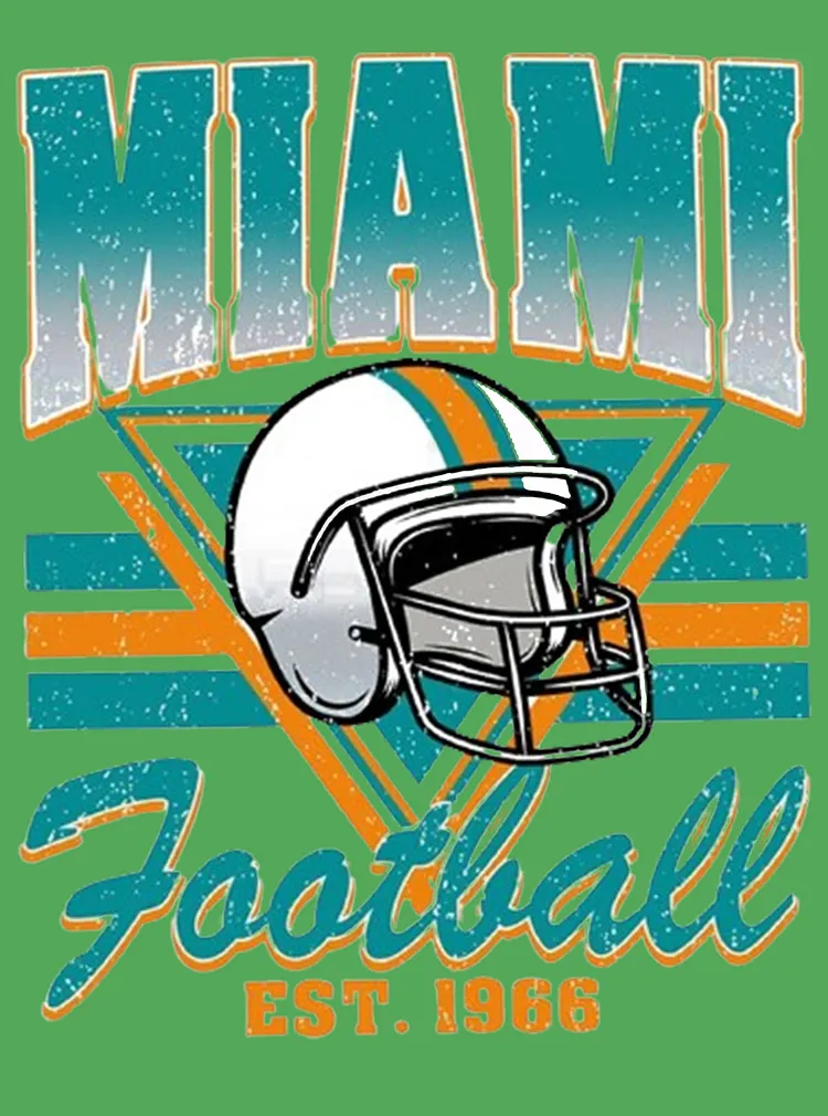 Miami Football Blanket, Miami Fan Gift | BKKid727