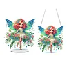 2pcs Diamond Painting Butterfly Fairy Green Butterfly Fairy Hanging Diamond Art Kits