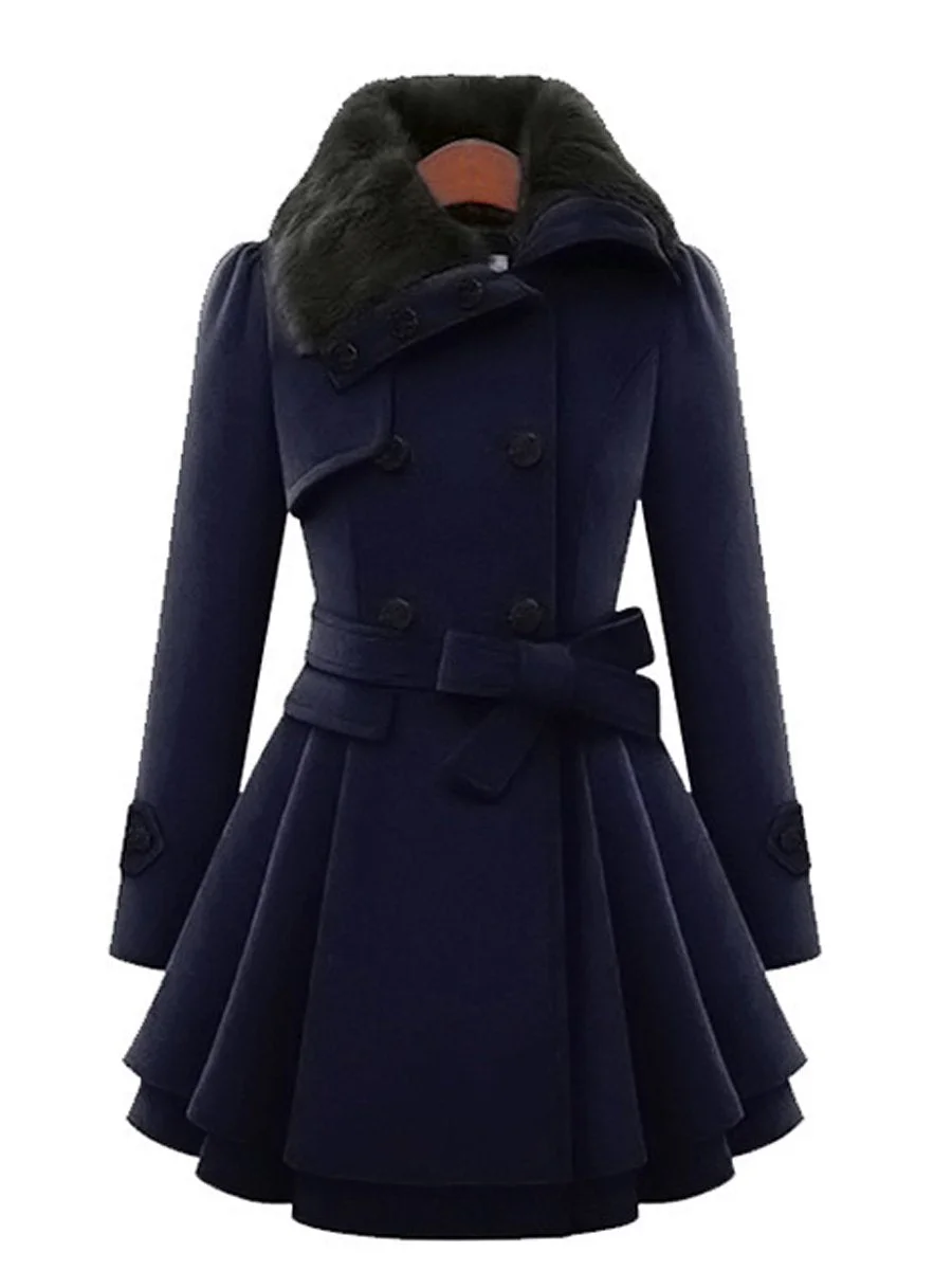 Autumn/Winter Trendy Long Woolen Coat