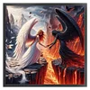Angels Demons-11CT Stamped Cross Stitch 40*40cm
