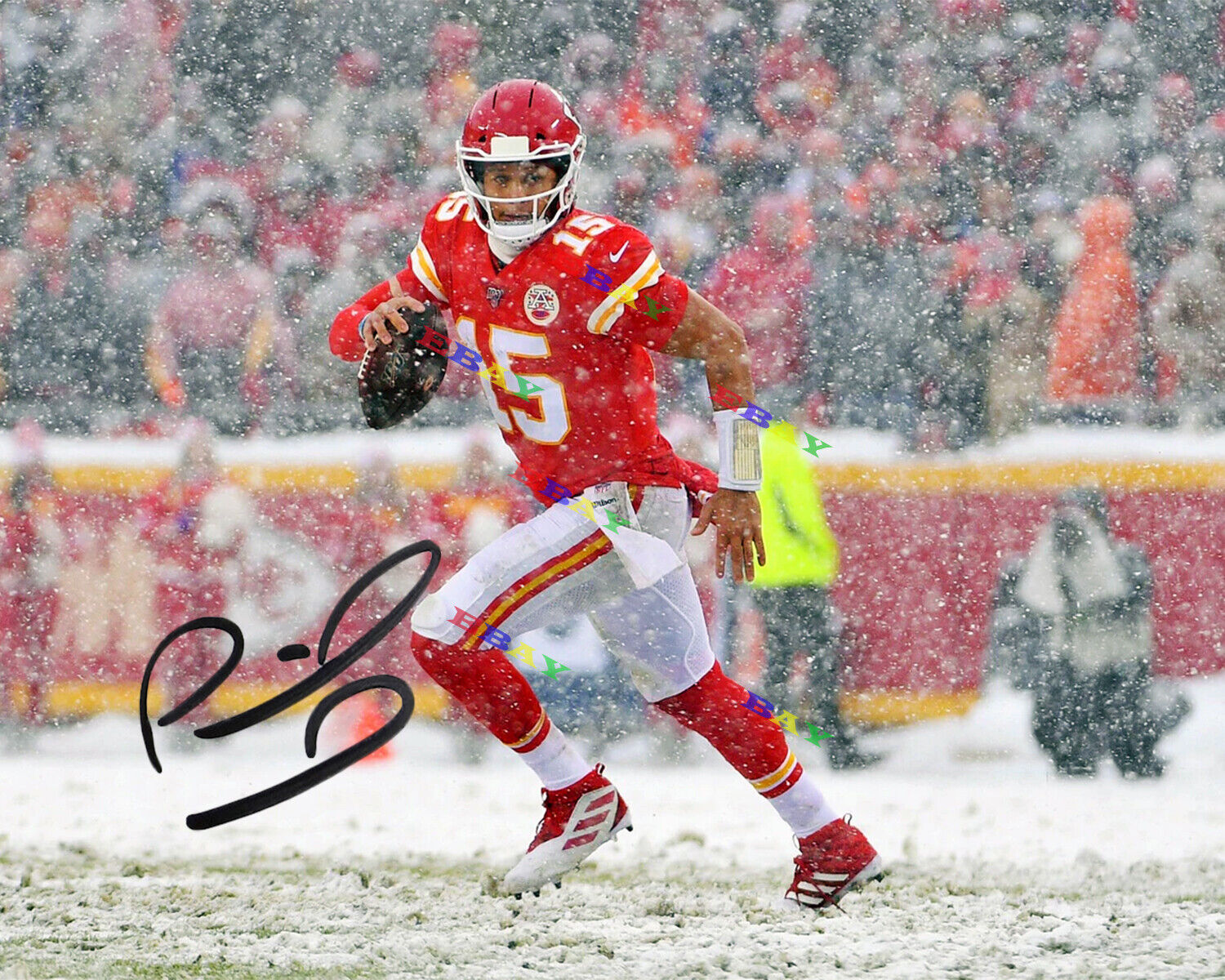 Patrick Mahomes Kansas City Chiefs 8x10 Signed Autographed Photo Poster painting Reprint