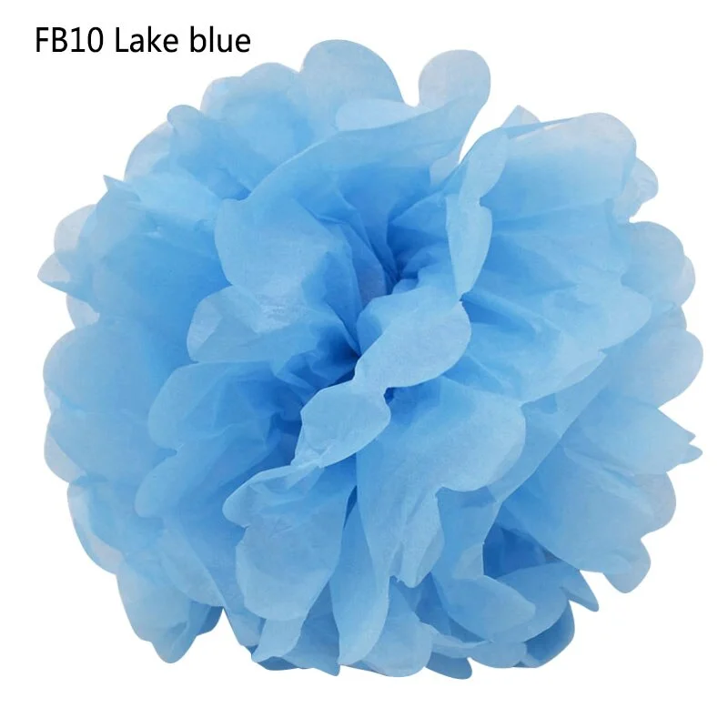 5PCS Handmade 6 (15CM) Tissue Paper Pom Poms Paper Flower Ball For Home Garden Party Wedding Birthday&Wedding Car Decoration