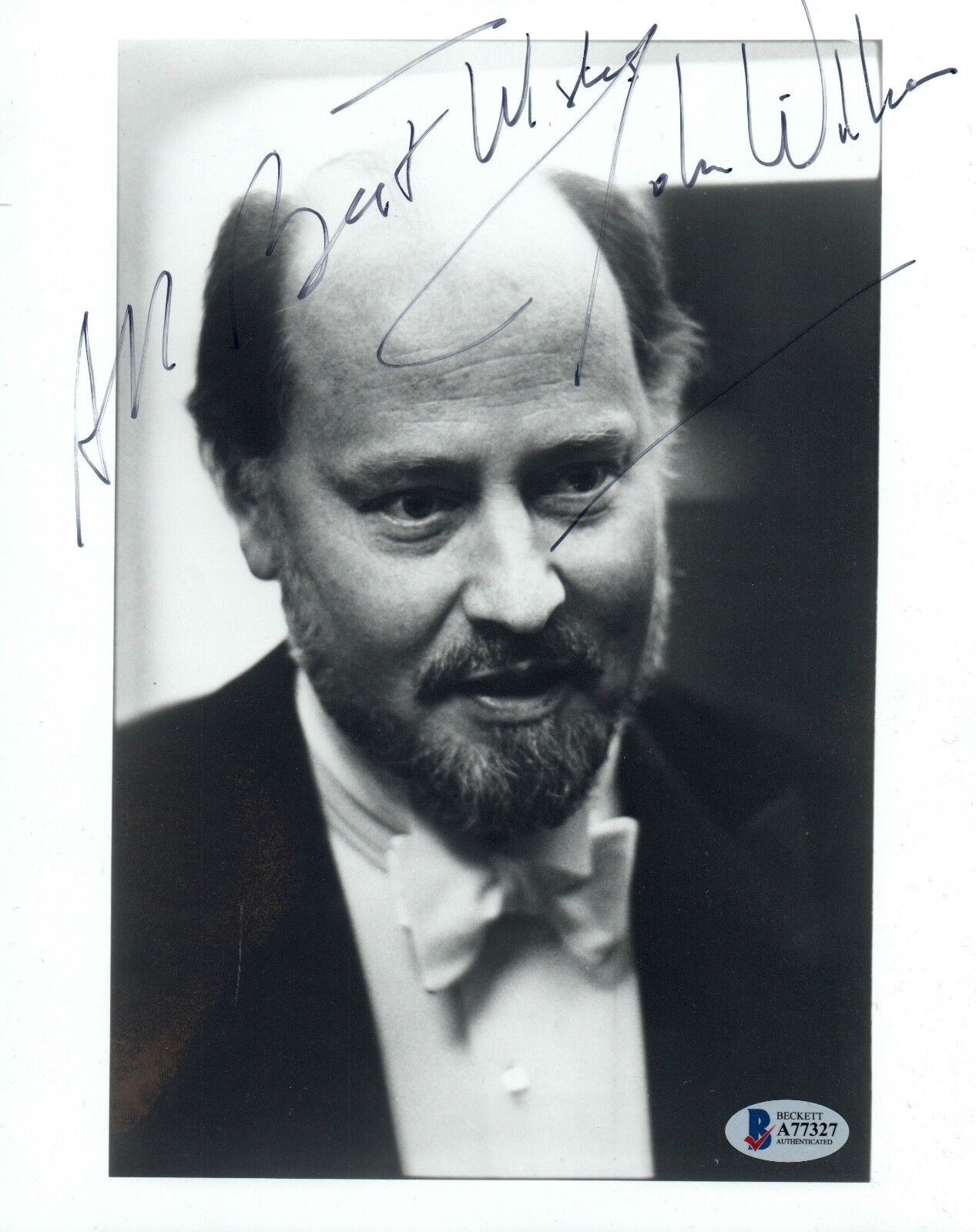 John Williams Signed Autographed 8x10 Photo Poster painting STAR WARS Composer BAS Beckett COA