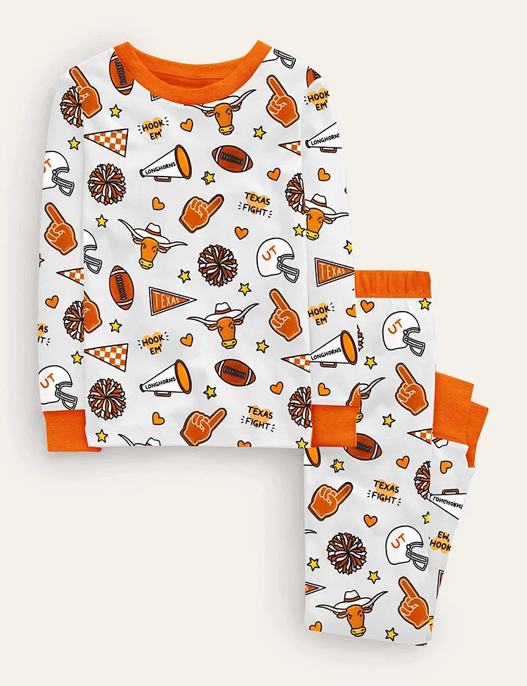 Kid's Texas Longhorns Pajama Set