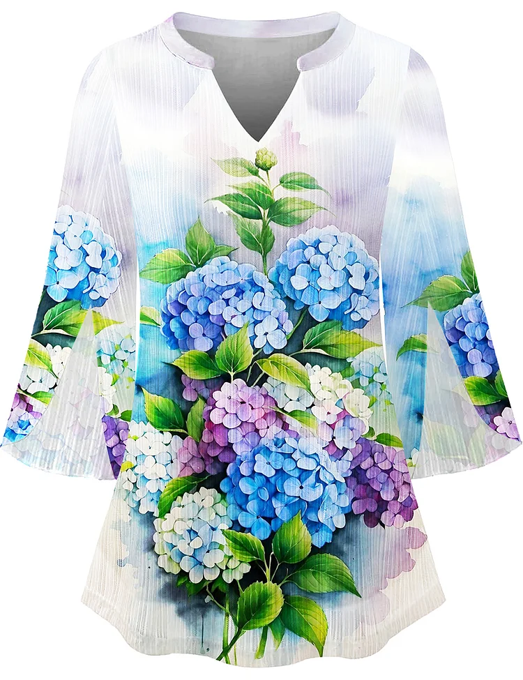 Flowers Printed Blouse