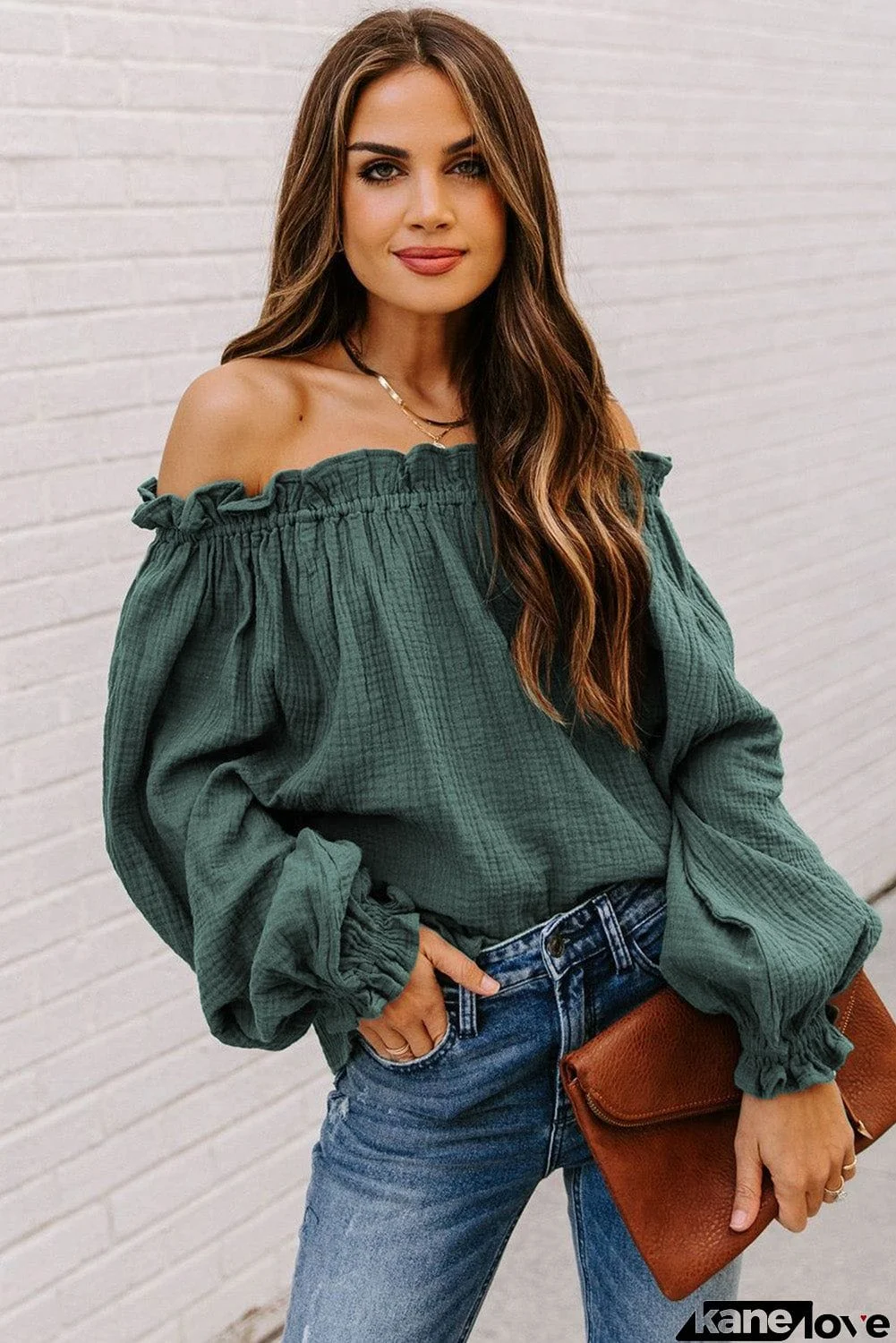 Off-the-shoulder Ruffle Top