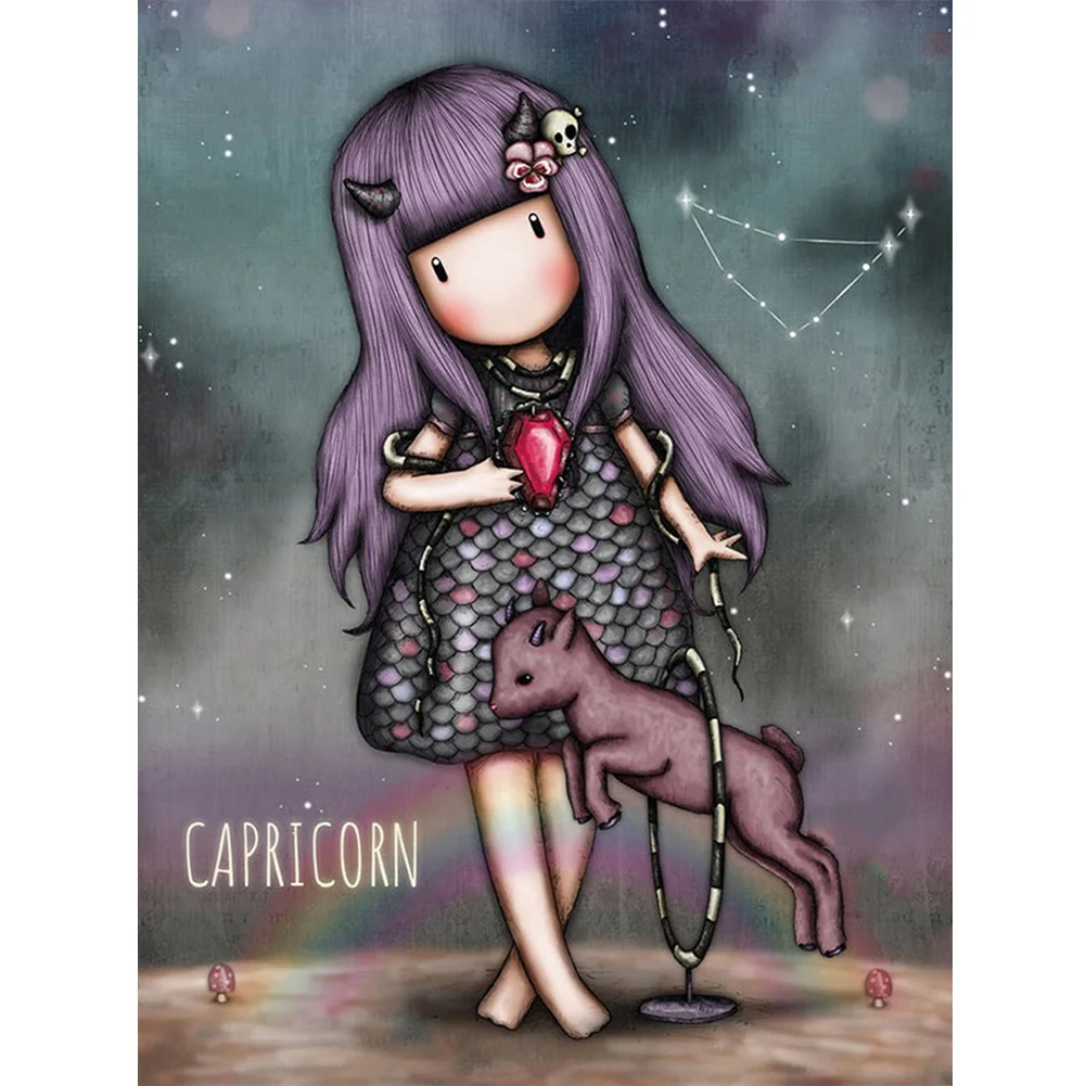 Grace Doll 5D DIY Diamond Painting Kits Full Round Drill Wall Art Decor (sz2689)