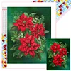 (5 Sizes)Christmas Poinsettia-Full Square Diamond Painting