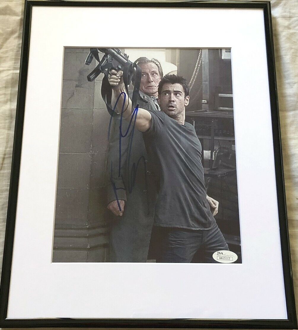 Colin Farrell autographed signed Total Recall 8x10 movie Photo Poster painting matted framed JSA