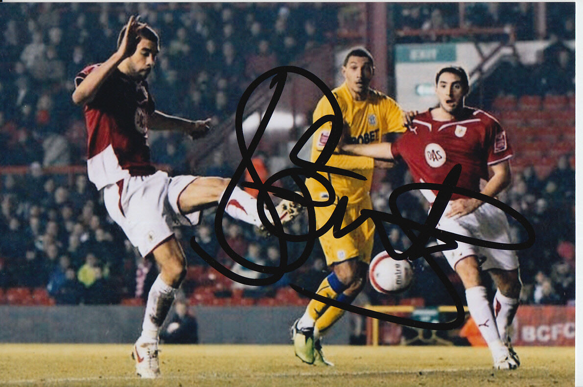 BRISTOL CITY HAND SIGNED LIAM FONTAINE 6X4 Photo Poster painting 3.