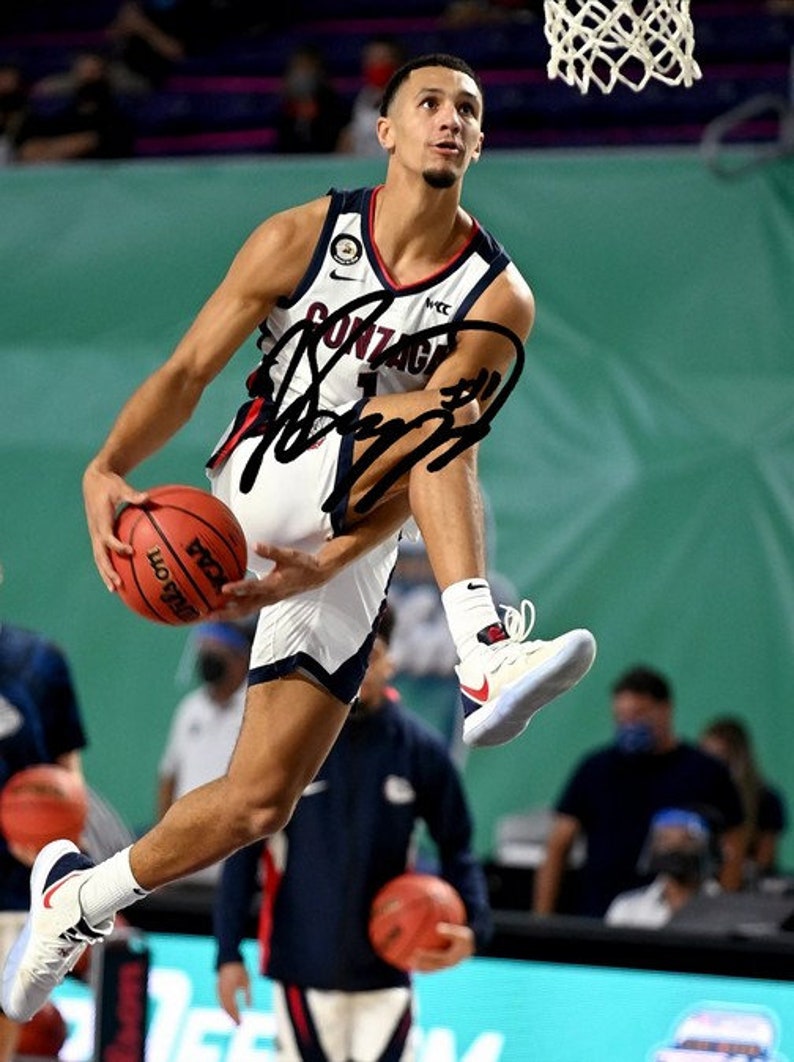 Jalen Suggs Signed Photo Poster painting 8x10 rp Autographed Gonzaga Bulldogs