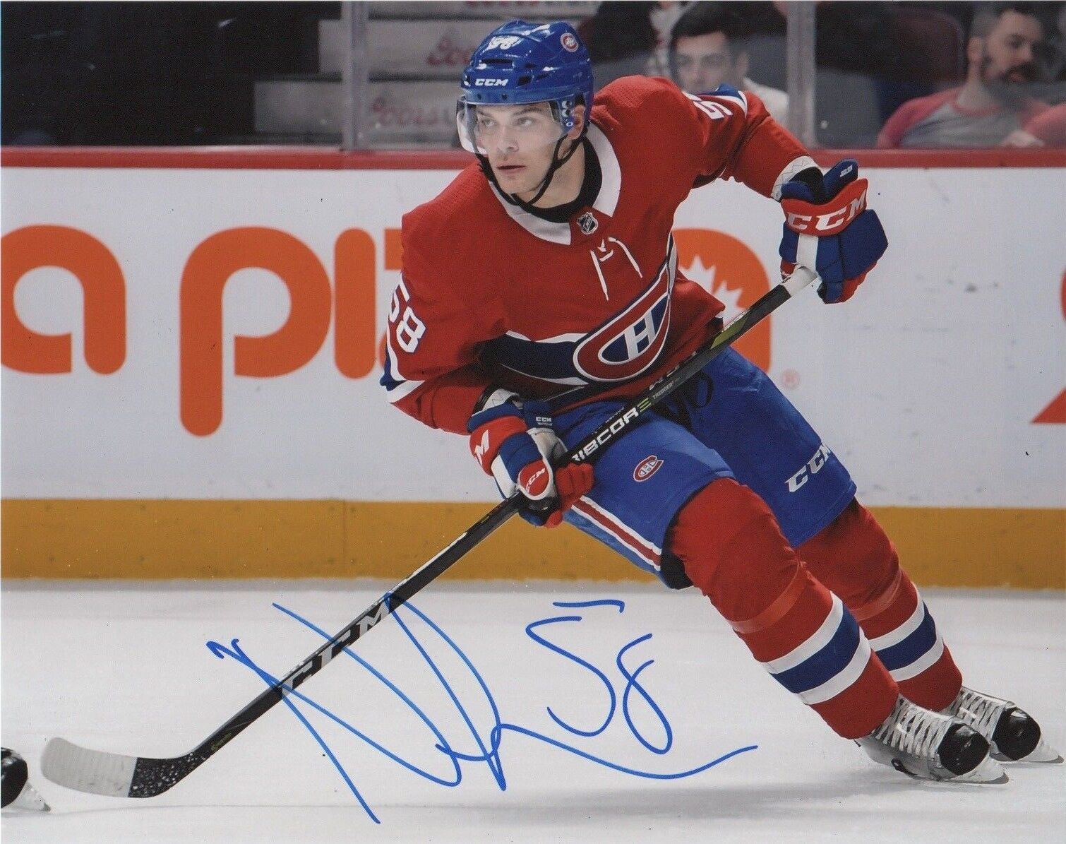 Montreal Canadiens Noah Juulsen Signed Autographed 8x10 Photo Poster painting COA #12