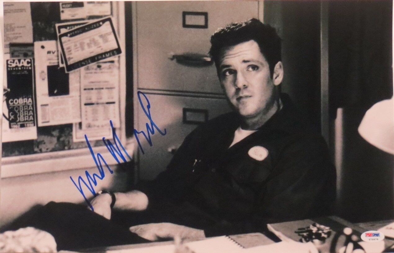 Michael Madsen Signed Reservoir Dogs Autographed 11x17 B/W Photo Poster painting PSA/DNA #Y79976