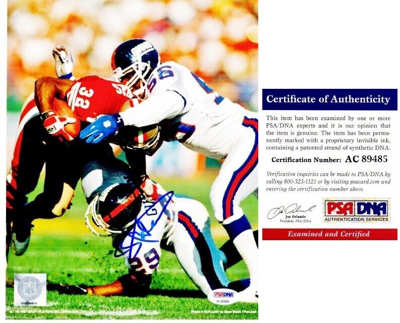 Lawrence Taylor Signed - Autographed New York Giants 8x10 Photo Poster painting - PSA/DNA COA