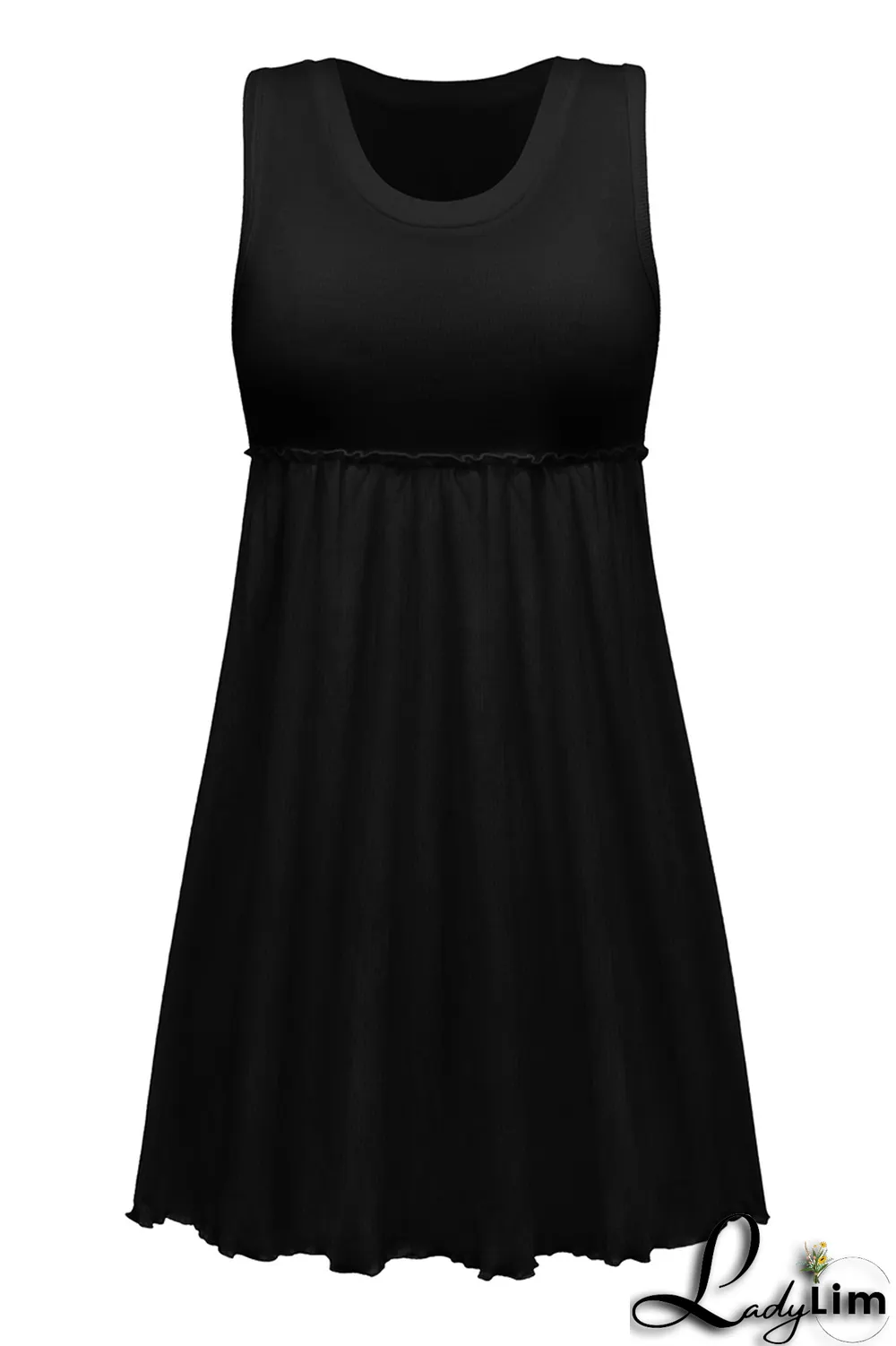 Apricot Casual Solid Patchwork U Neck Cake Skirt Dresses