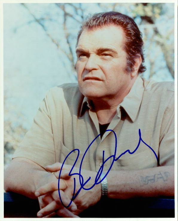 Brian Dennehy in-person signed 8x10 Photo Poster painting