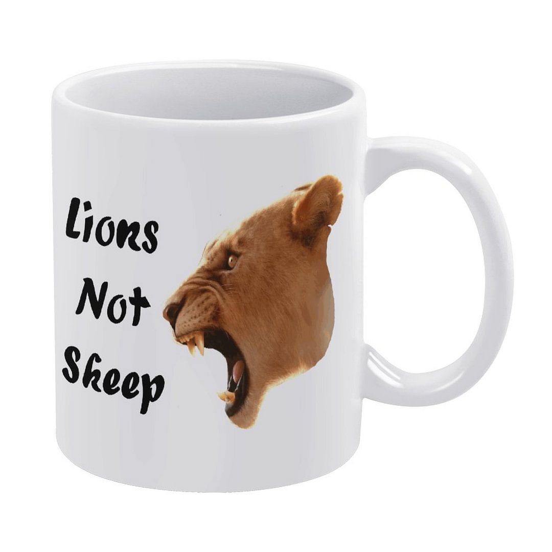 Lions Not Sheep Mug