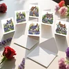 12Pcs Lavender DIY Diamond Painting Greeting Cards for Adult Holiday Gifts