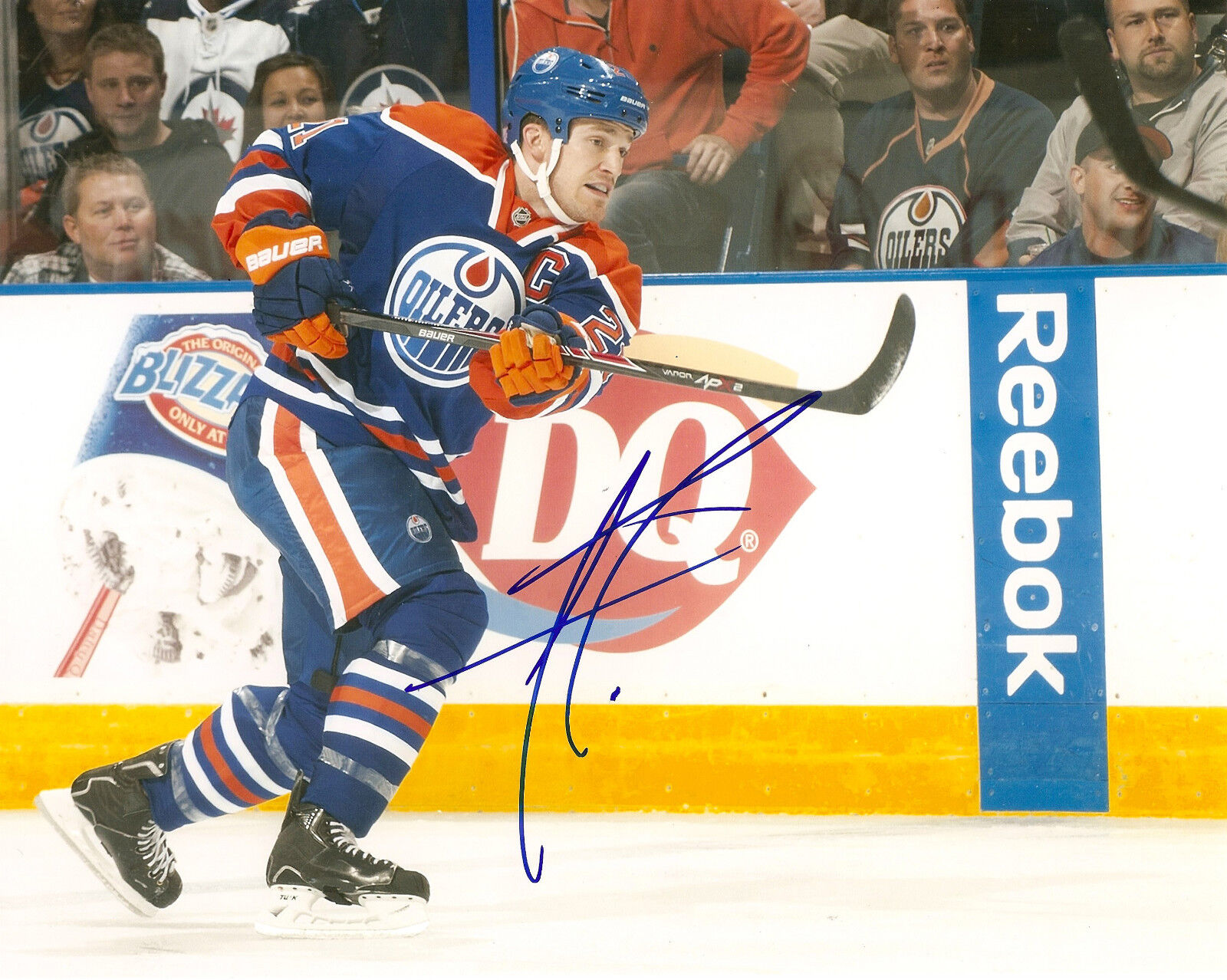 Edmonton Oilers Andrew Ferrence Signed Autographed 8x10 Photo Poster painting COA A