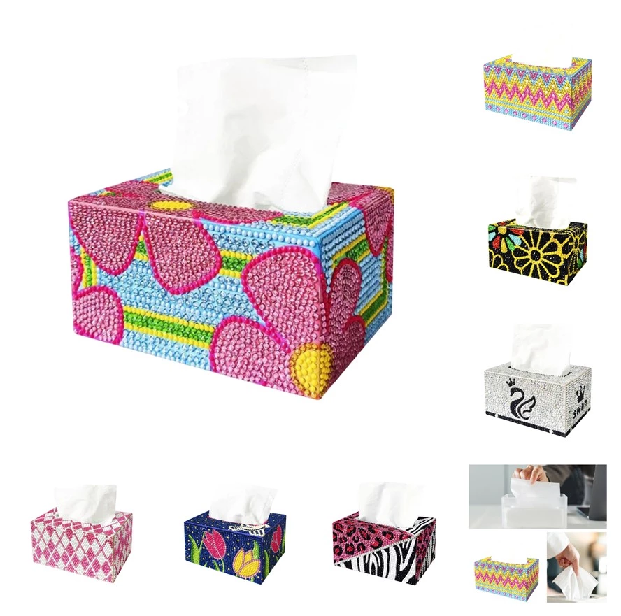 Diamond Painting Tissue Box