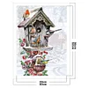 11CT Bird House - Counted Cross Stitch - 40*56cm/15.75*22.05in