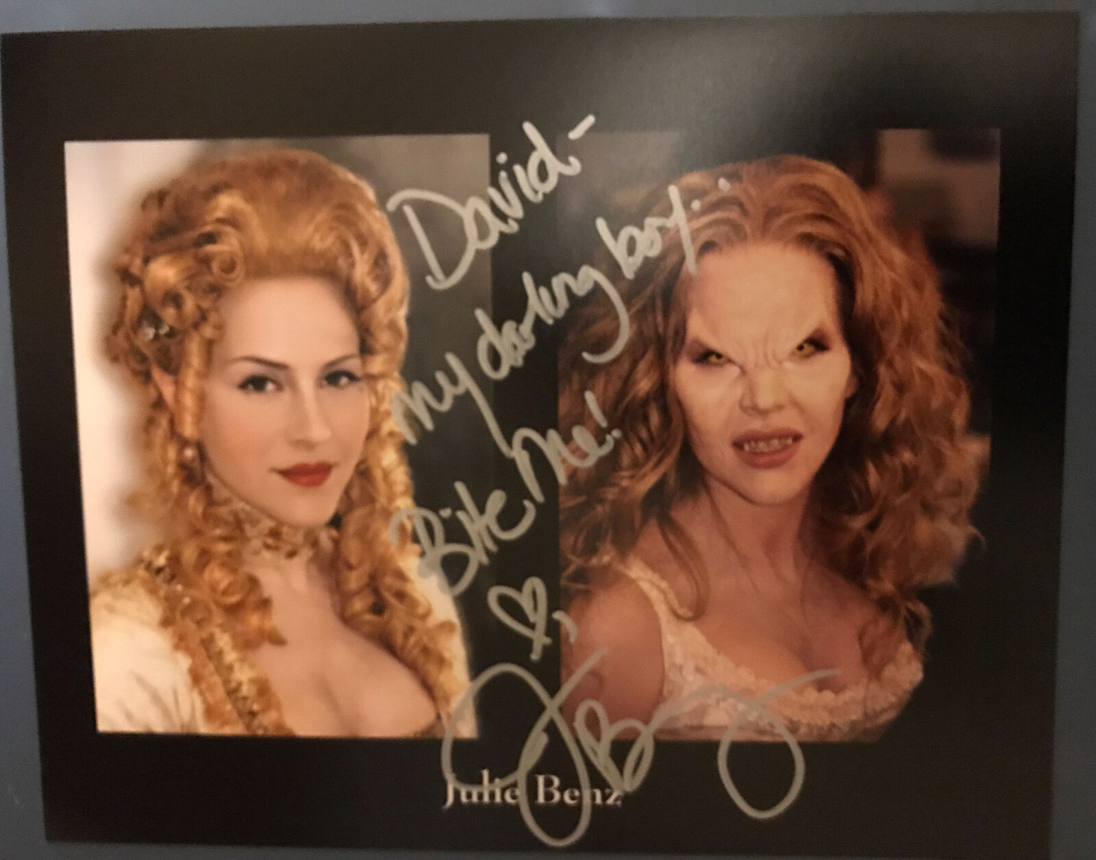 RARE! Julie Benz Autographed / Signed 8x10 Photo Poster painting Buffy the Vampire Slayer Angel