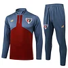 25/26 St Pauli Claret Half-Zip Training Jacket Set