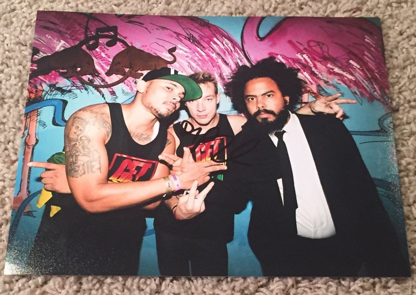 DJ DIPLO SIGNED AUTOGRAPH MAJOR LAZER 8x10 Photo Poster painting A w/PROOF