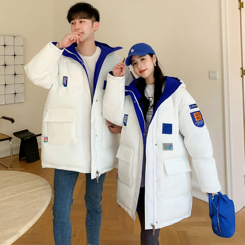 Toloer In The Winter Of 2024, Both Sides Wear Long Cotton Clothes Male Popular Brand Ruffian Handsome Loose Design Sense Fashion Warm Padded Clothes-Outfit Ideas