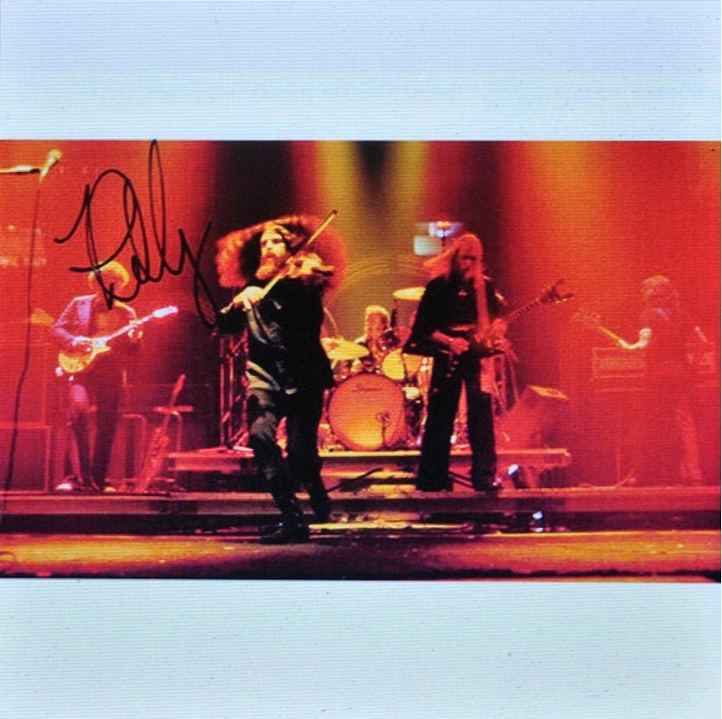 ROBBY STEINHARDT KANSAS w Band 8x10 wCoA