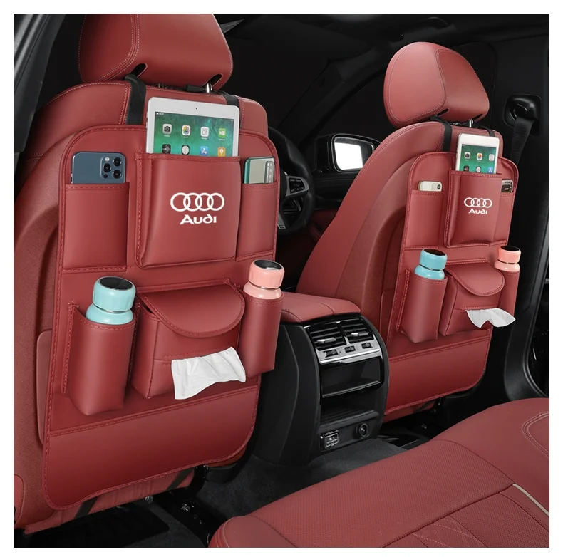 Car seat back storage bag