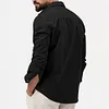  Camicia da uomo a maniche lunghe con doppio taschino