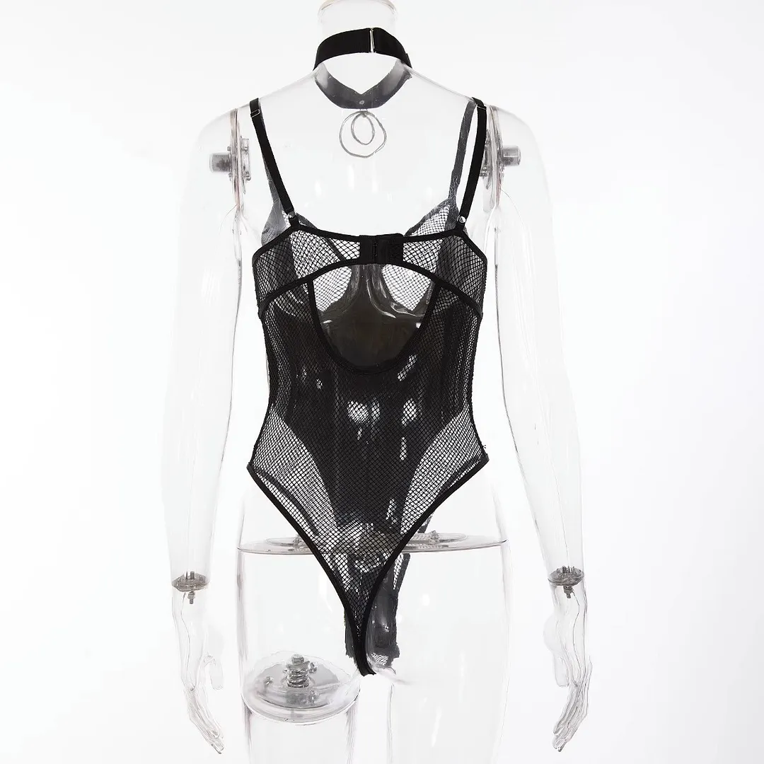 Churchf Sex Lingerie Sexy Women's Leather Sling With Joint Hollow Fluoroscaring Lingerie