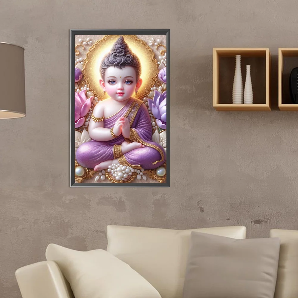 Full Round Diamond Painting 30*50cm - Buddha Art