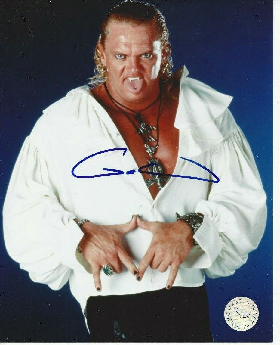 Gangrel Autographed 8x10 WWE WWF TNA WCWB708