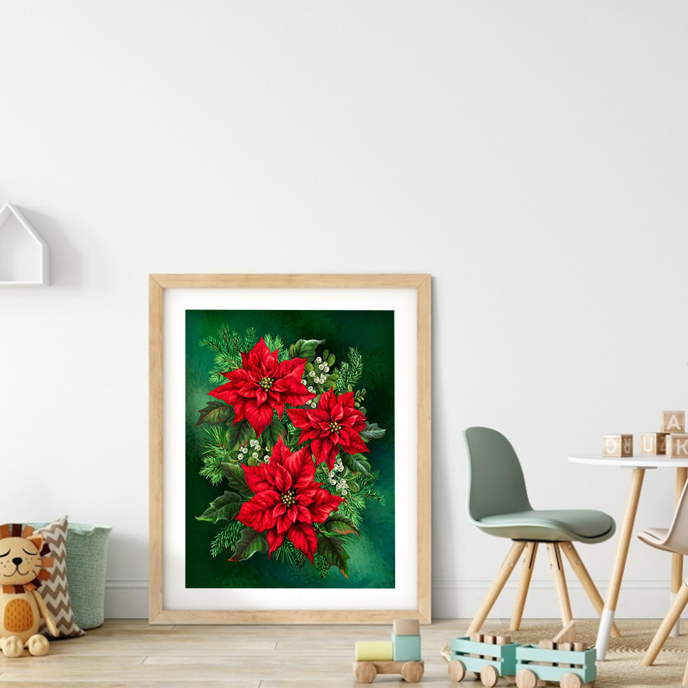 

(Multi-Size) Table Rose - Round/Square Drill Diamond Painting - 30*40CM, Square diamond 40*50cm, 501 Original