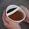 Innovative Tilted Tea Cup With Integrated Filter