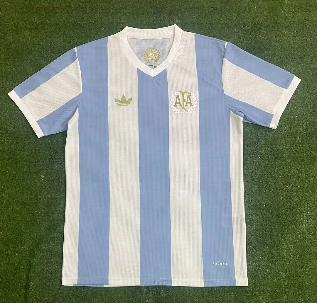 2024 Argentina 50th Anniversary Edition Soccer Jersey Thai Quality