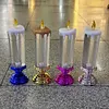 LED Christmas Candles Decoration Gift Rechargeable With Glitter