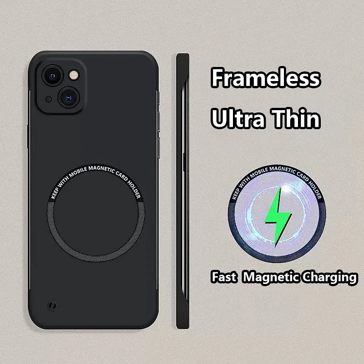 Frameless Matte Ultra Thin Magnetic Case for iPhone