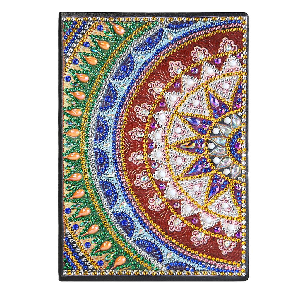 

Mandala-DIY Creative Diamond 50 Pages A5 Notebook, 501 Original