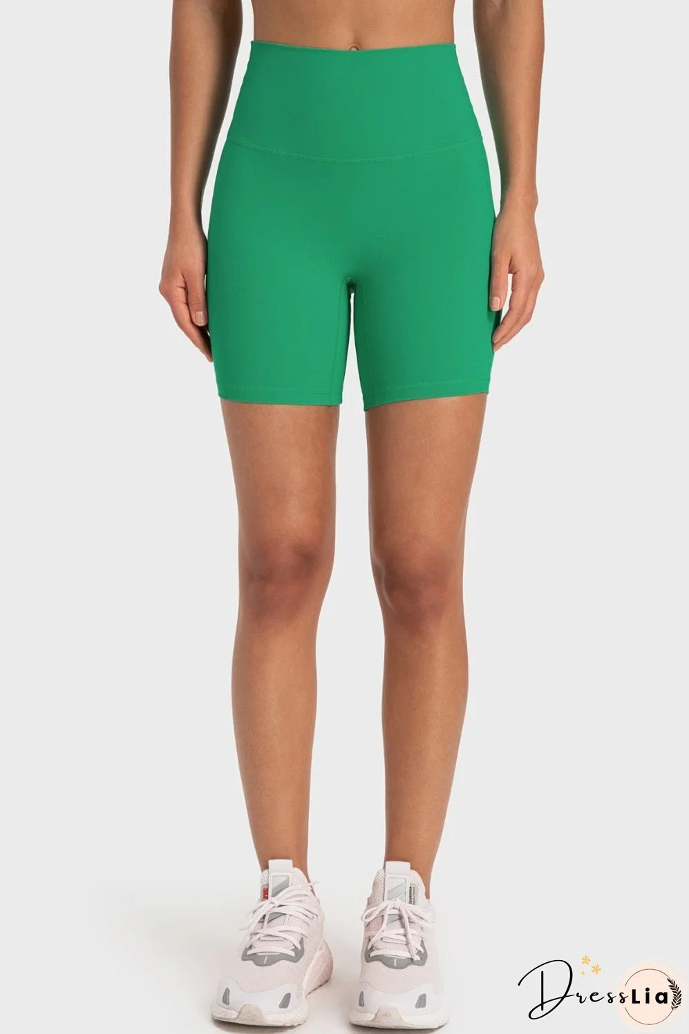 Staying Cozy Wide Waistband Biker Shorts