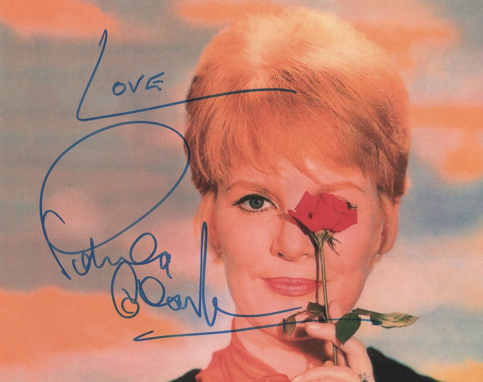 Petula Clark singer REAL hand SIGNED 8x10 Photo Poster painting #5 COA Downtown