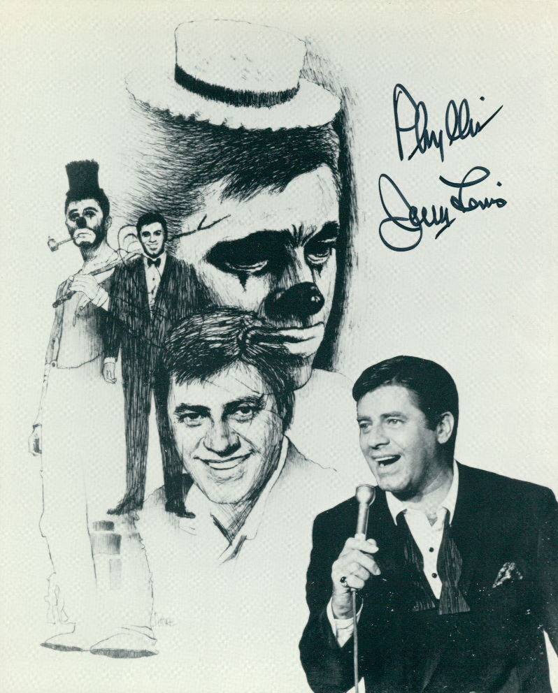 Jerry Lewis (Vintage, Inscribed) signed Photo Poster painting COA