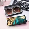 PU Handmade Sunglasses Storage Box Art Crafts for Glasses Storage (Starry Sky)