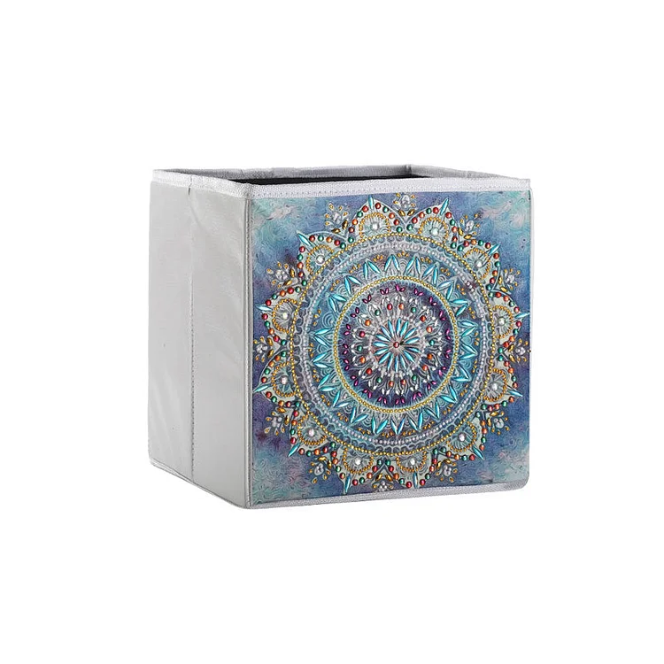 DIY Special Shaped Diamond Painting Mandala Flower Cloth Home Storage Box