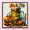 Halloween Magic Drinks-14CT Stamped Cross Stitch 50*50cm/19.69*19.69in tapestrymarket