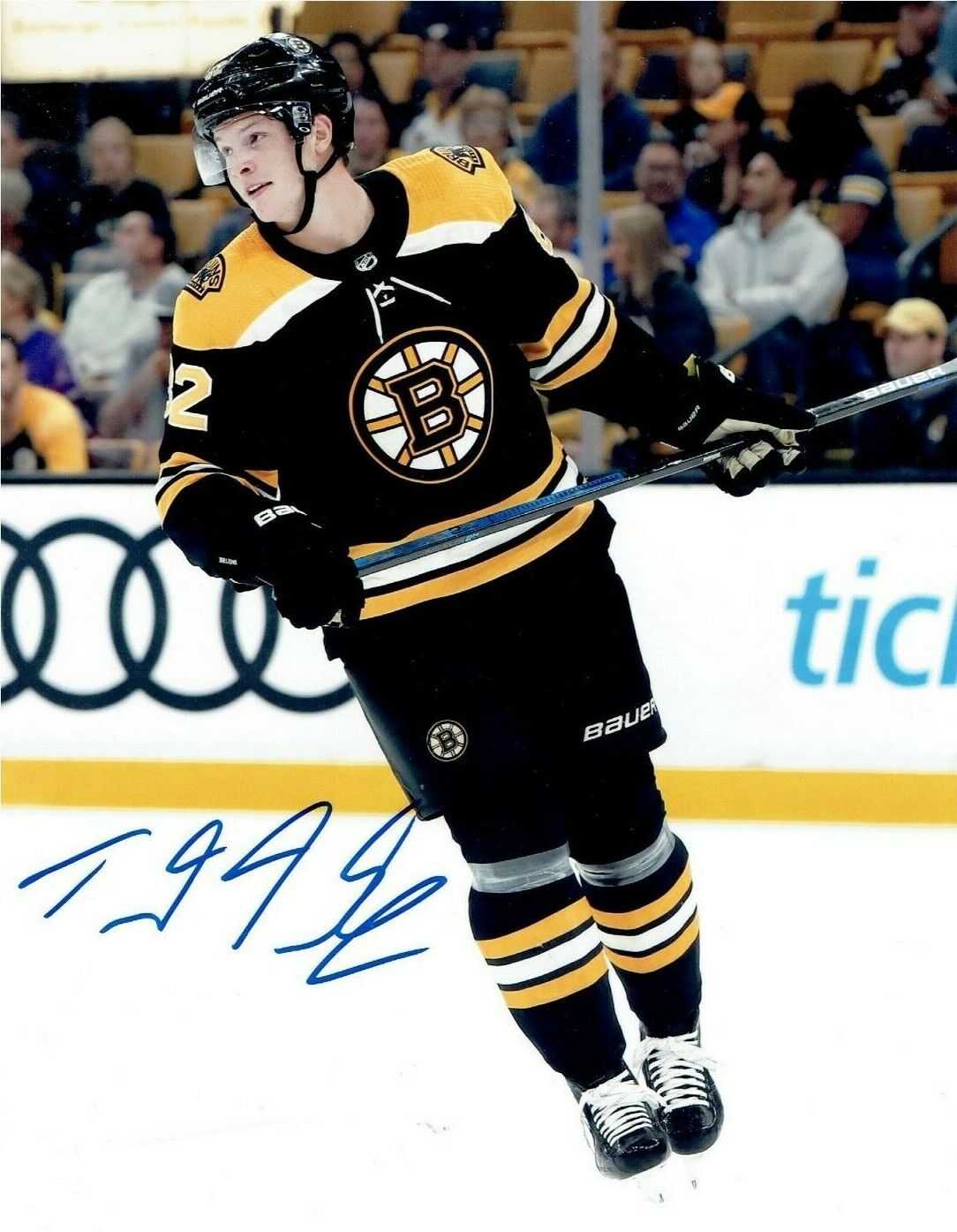 TRENT FREDERIC autographed SIGNED BOSTON BRUINS 8x10 Photo Poster painting #5