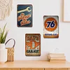 3PCS 76 Racing Fuel Garage Oil - Metal Tin Signs Set(8*12Inch/12*16Inch) - Garage